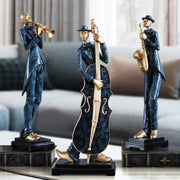 European Resin Musician Band Figurines